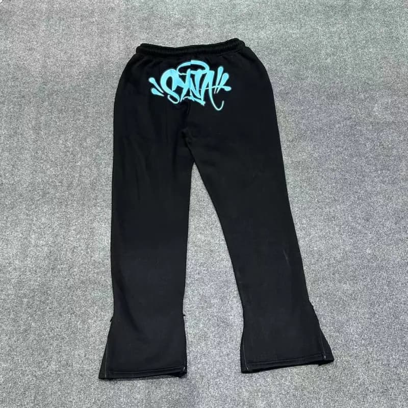 Travis Scott Joggers Graffiti Logo — 666黑色长裤