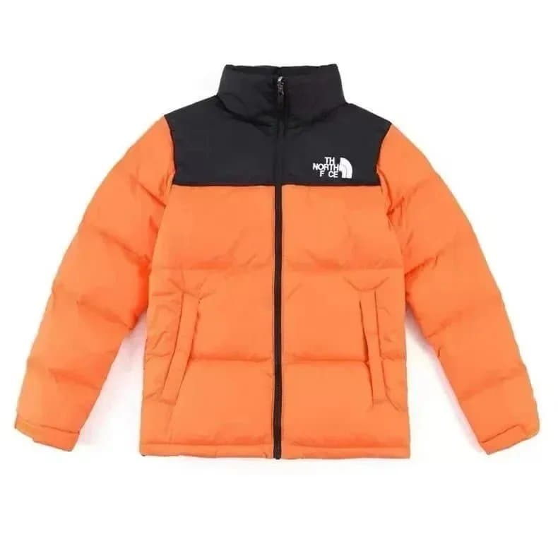 The North Face Nuptse Jacket Orange/Black