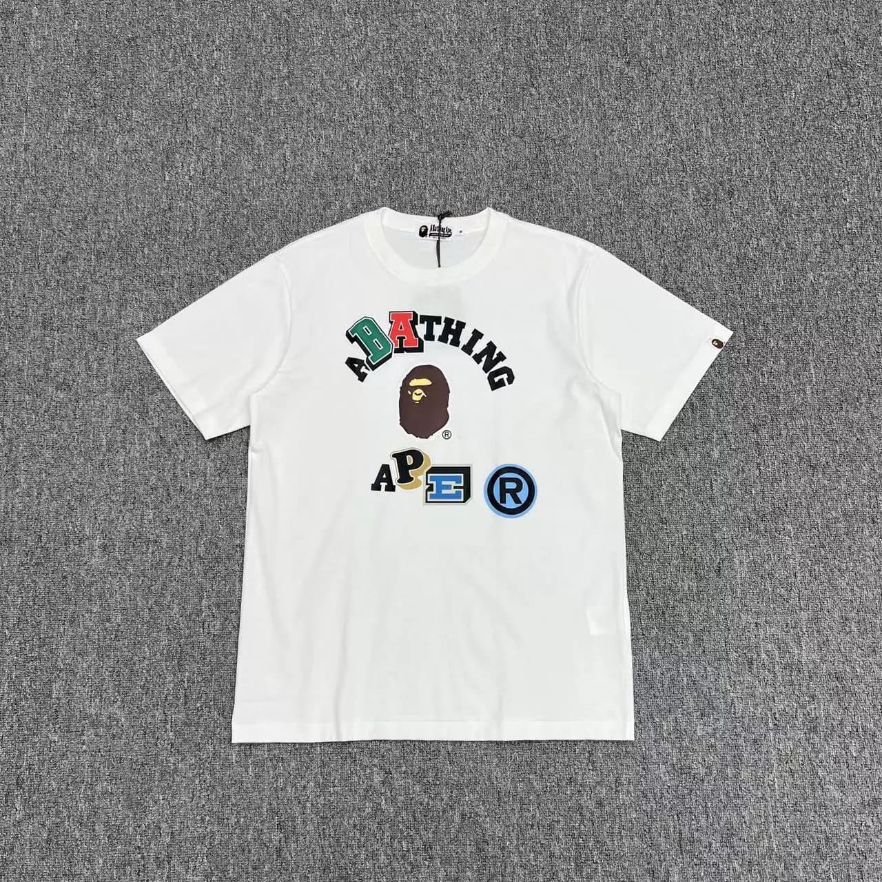 BAPE × New Balance Graphic Tee Ape Head Camo — 5059白色