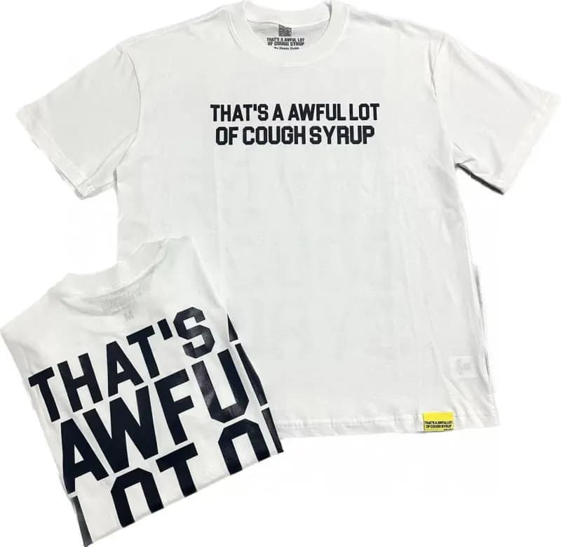 Travis Scott × Cactus Plant Flea Market Graphic Tee Cough Syrup — 24