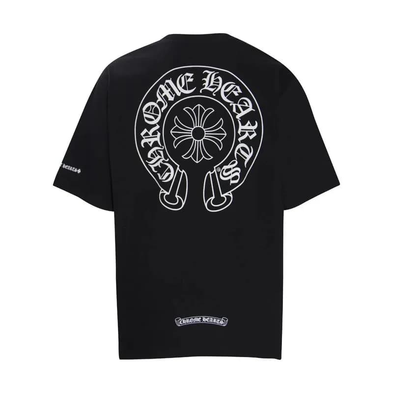 Chrome Hearts Logo Tee Cross & Chain Print — Y23