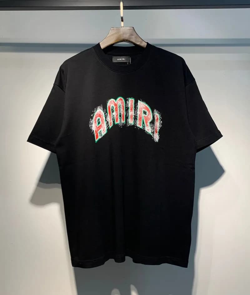 Logo Tee Distressed AMIRI Arch