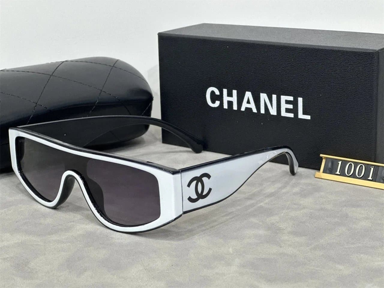 Chanel Shield Sunglasses CC Logo