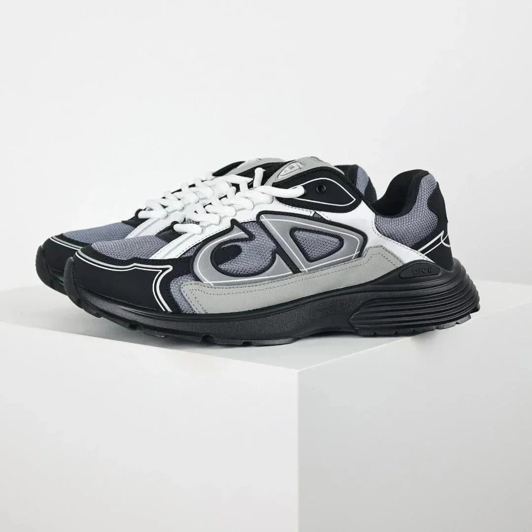 C.P. Company Goggle Sneaker Black/White/Grey — 9