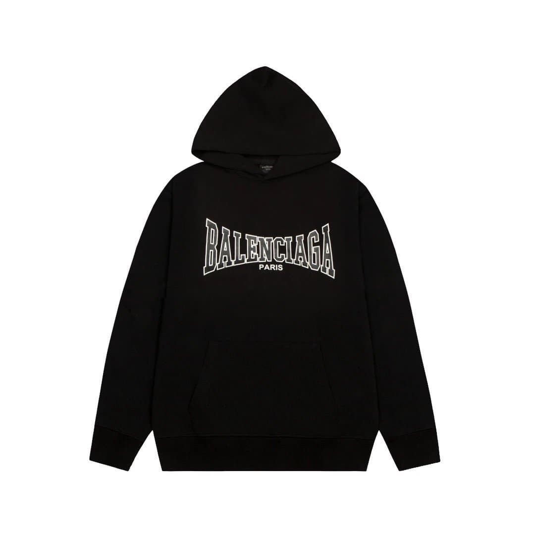 Balenciaga Hooded Sweatshirt Arch Logo