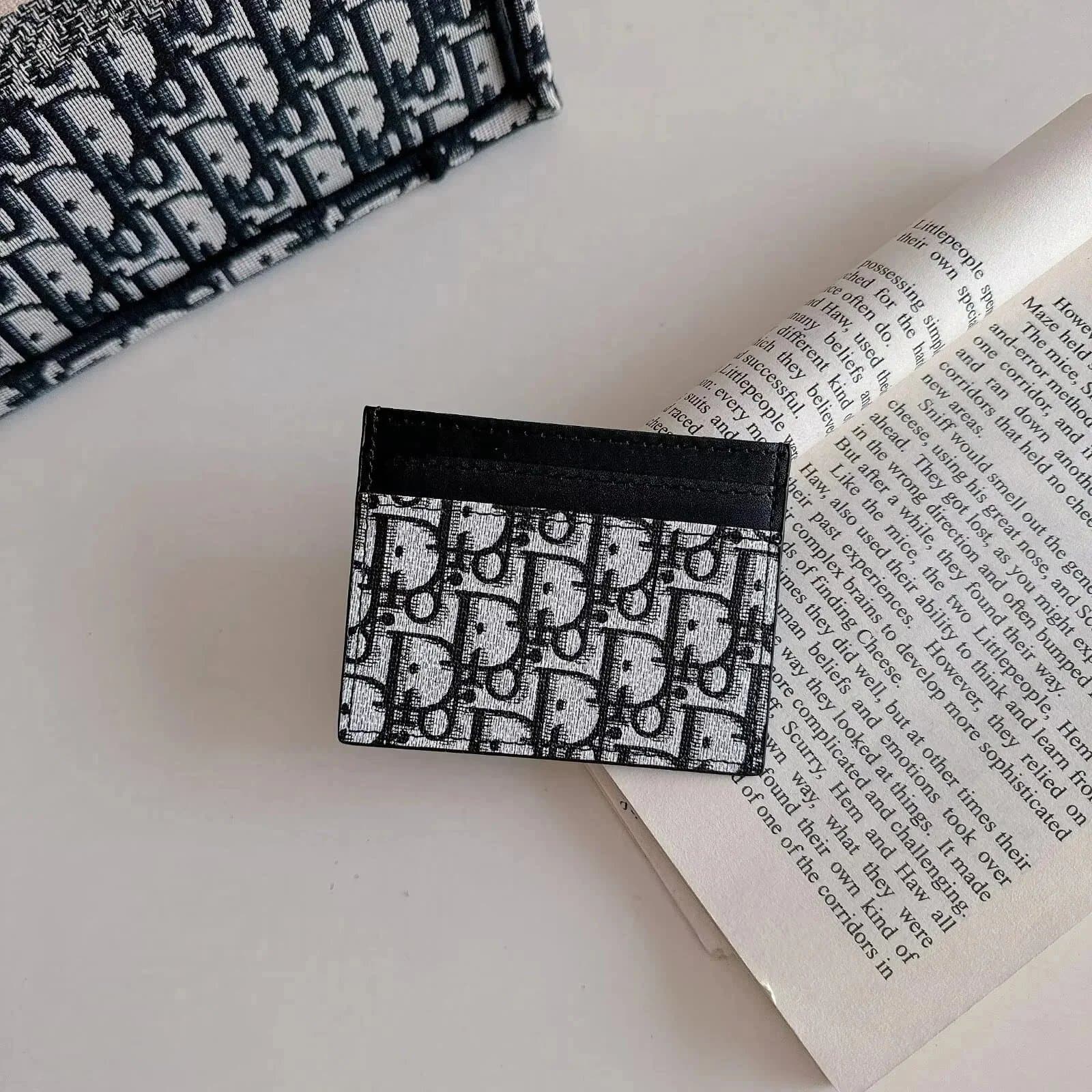 Oblique Card Holder Dior Oblique Print