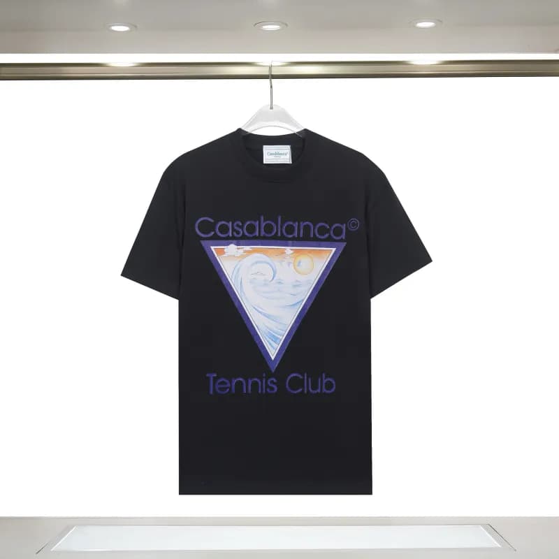 Prada Cotton T-Shirt Triangle Logo Pocket — 851 black