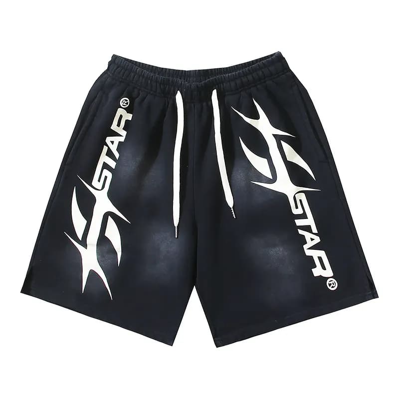 Sp5der Logo Shorts Flame Print