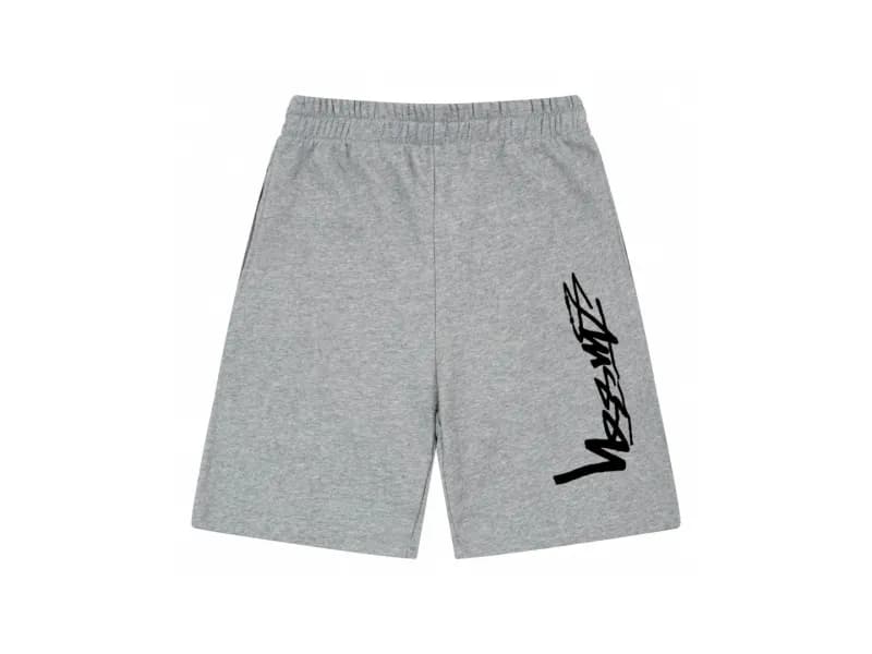 Stüssy Logo Shorts Heather Grey