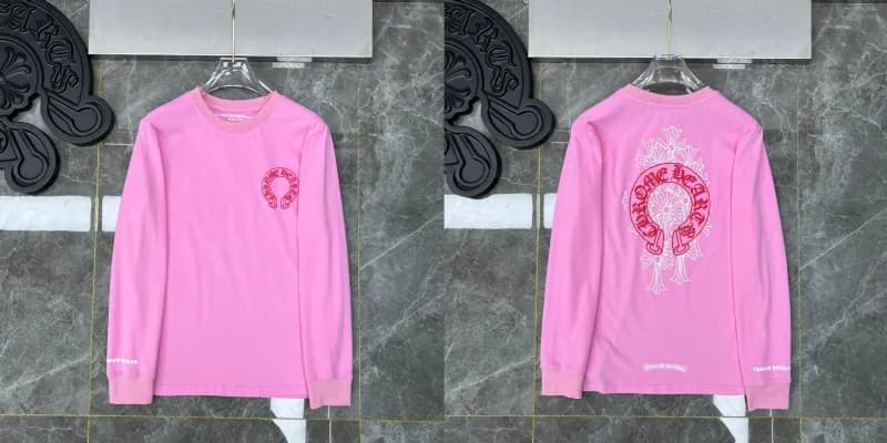 Long Sleeve Tee Chrome Hearts Logo