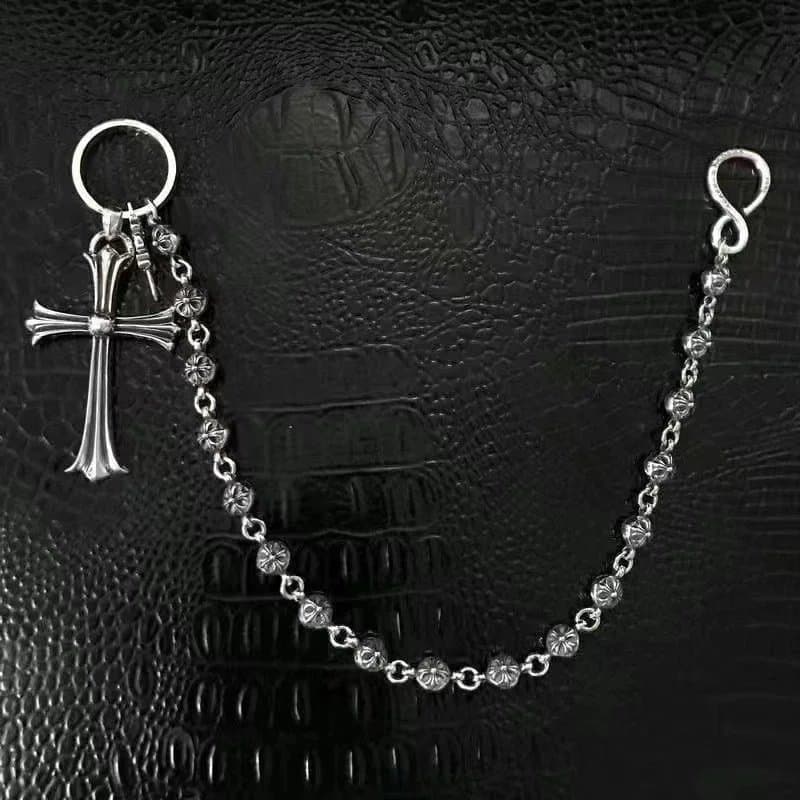 Chrome Hearts Cross Chain Sterling Silver