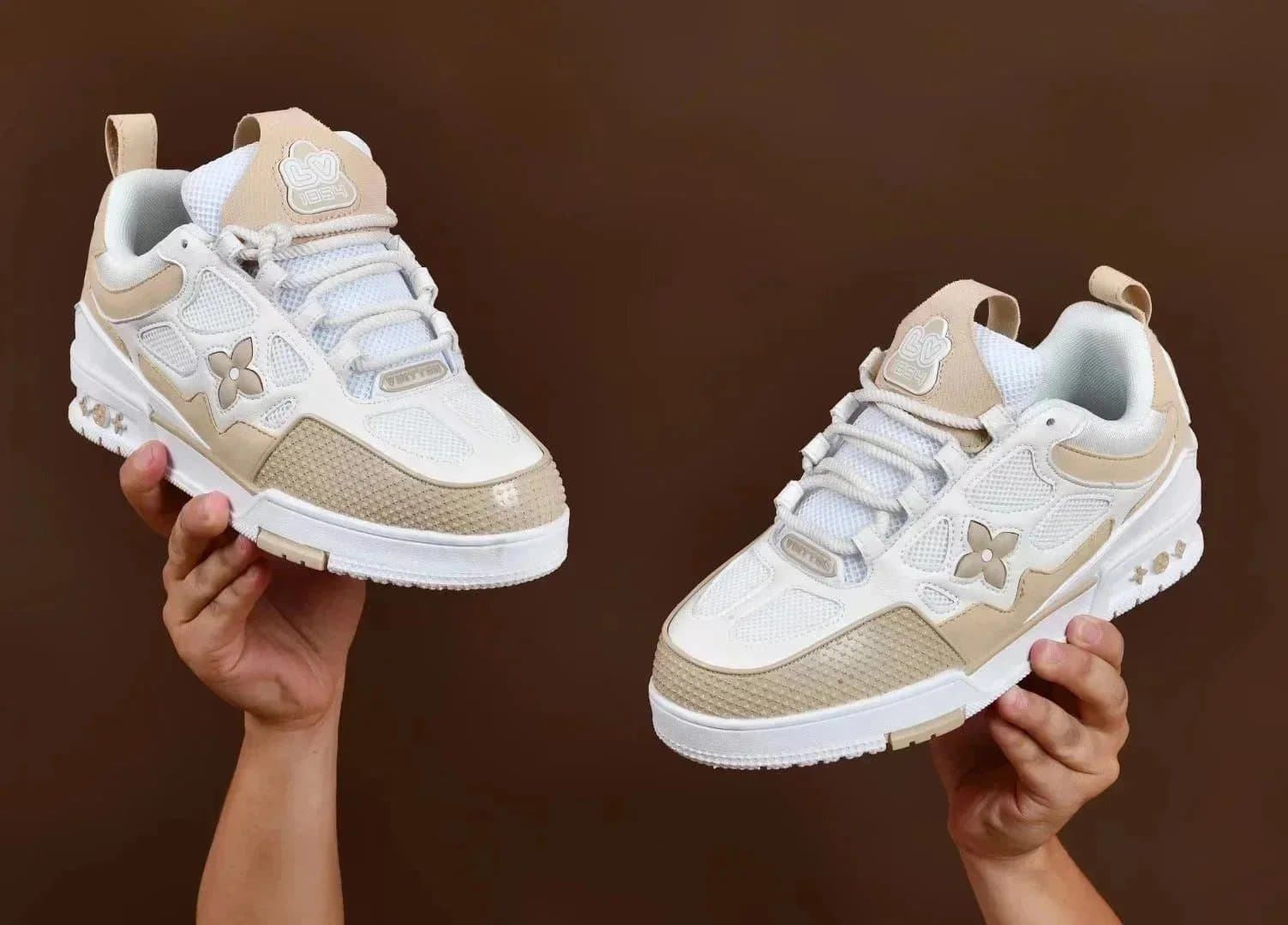 Louis Vuitton LV Trainer Denim Patchwork — 17 · 高质量版本