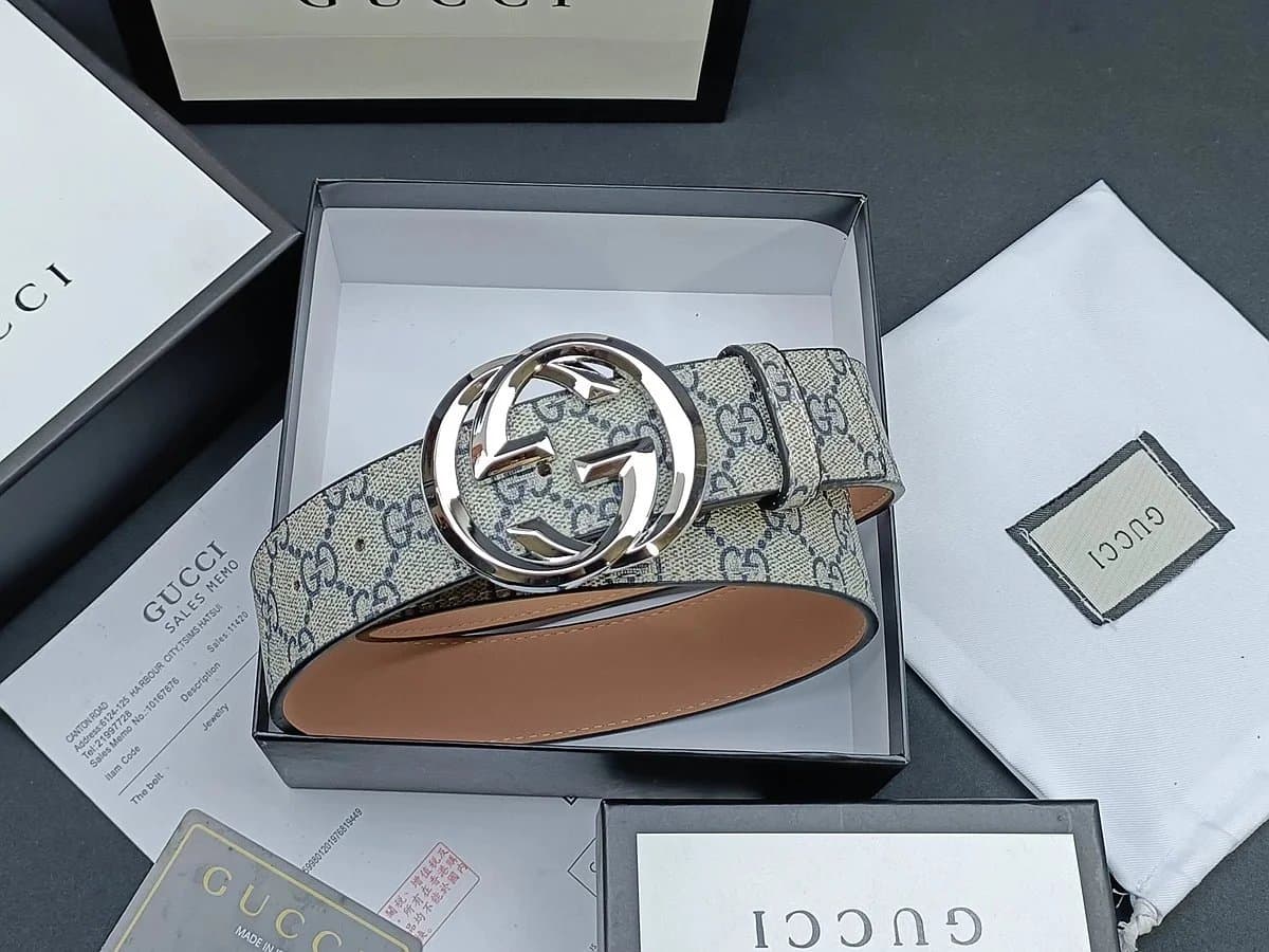 Gucci GG Marmont Belt Monogram Canvas — 28