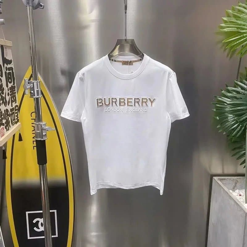 Burberry Logo T-Shirt Metallic Logo