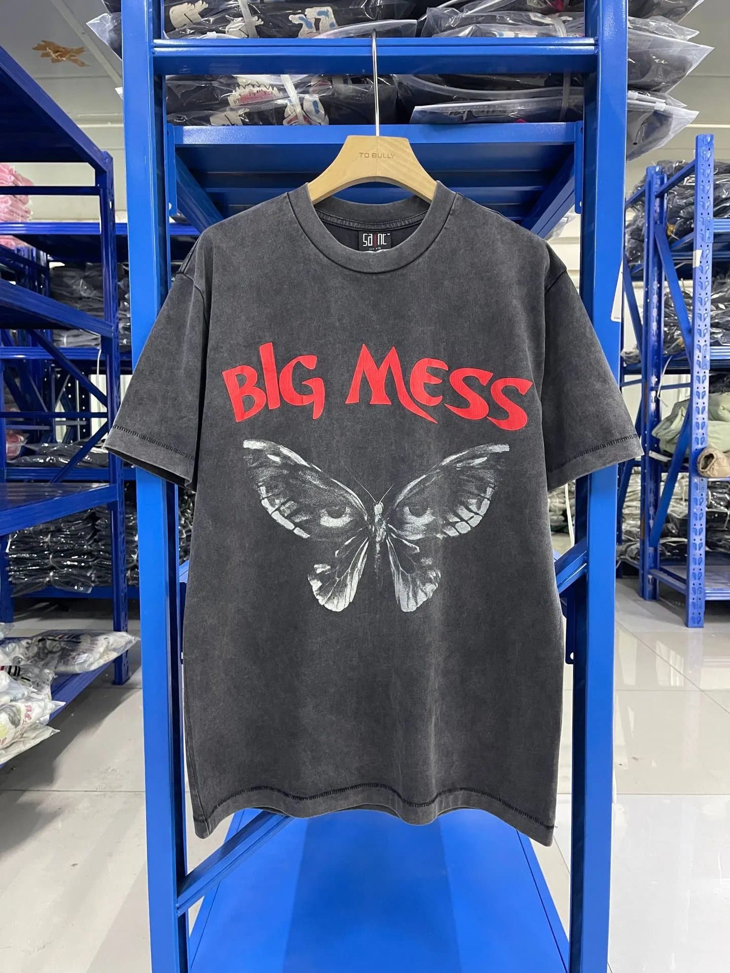 Saint Michael Graphic T-Shirt Big Mess Butterfly