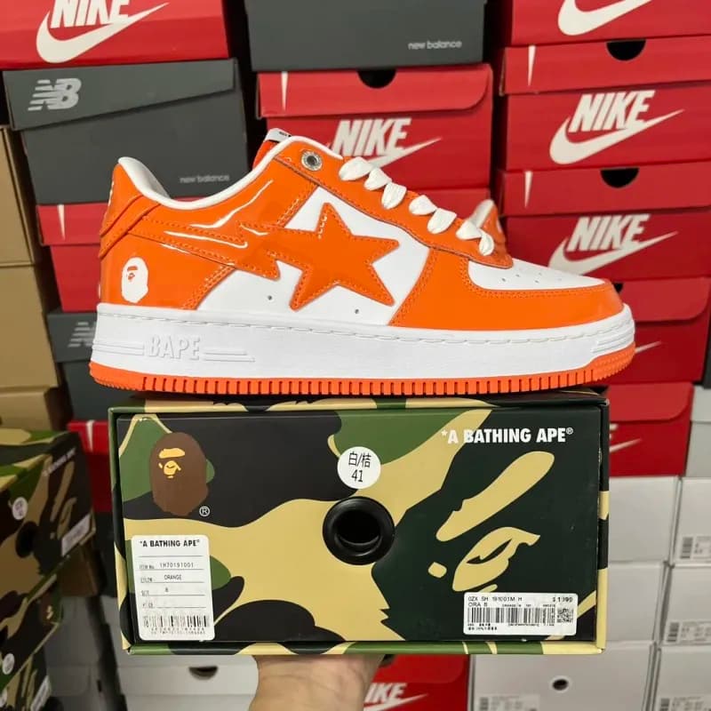 Bape Sta Camouflage Star — 白桔1H70-191-001