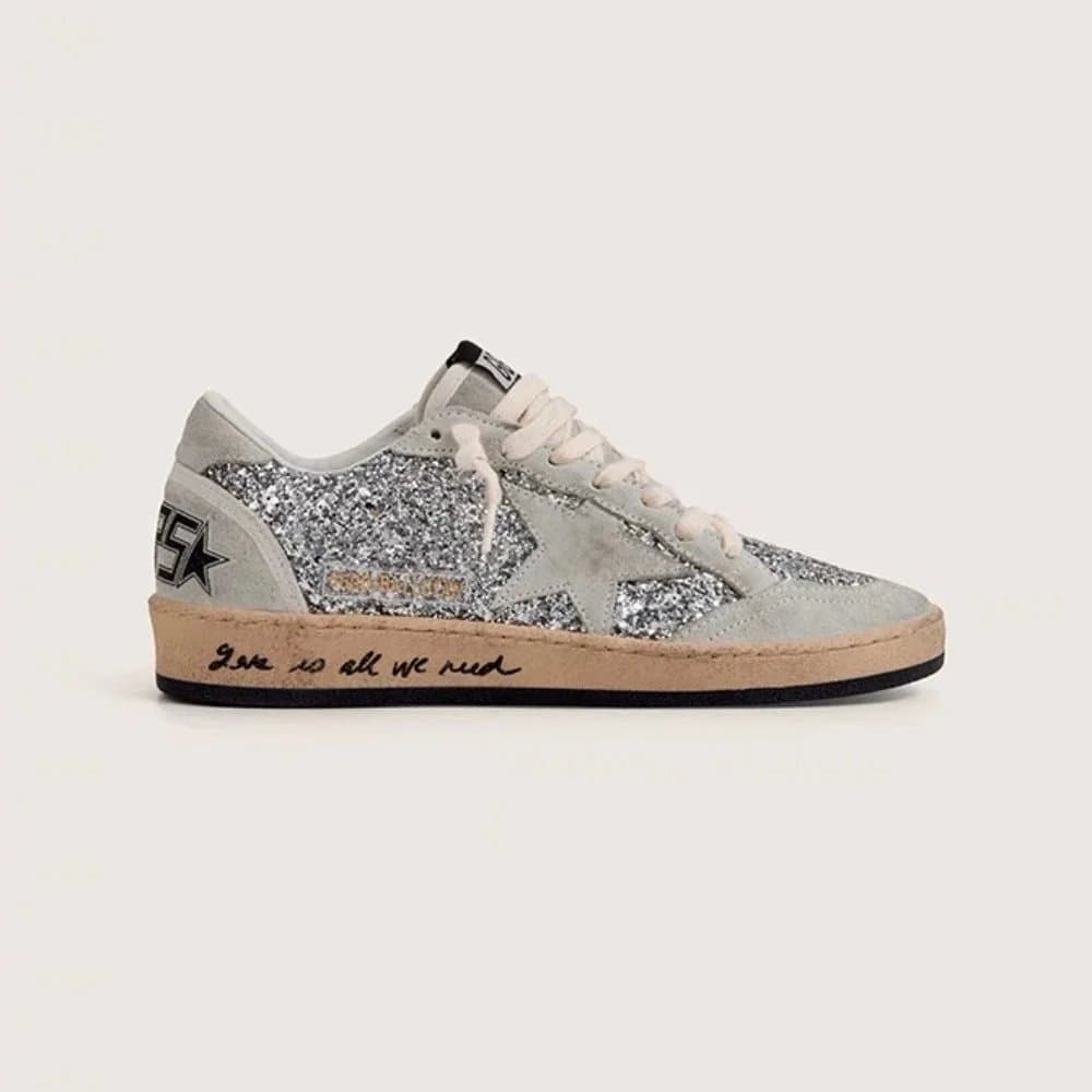 Golden Goose Super-Star Glitter — SKU17_颜色分类(灰尾灰星)