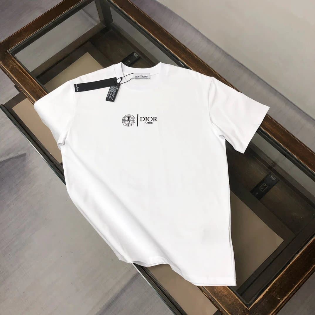 T-Shirt Stone Island x Dior Logo