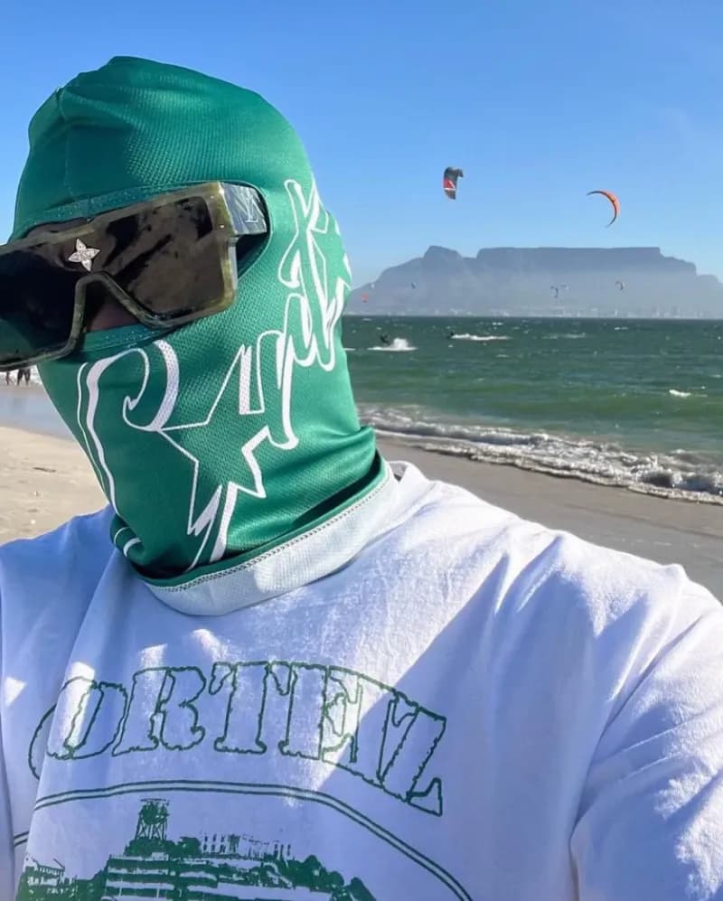 Balaclava Corteiz Logo — Black Star