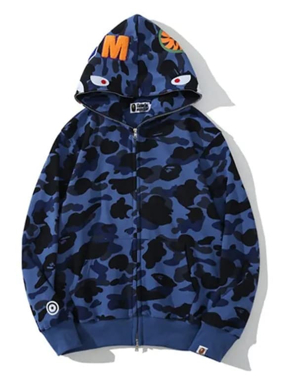 BAPE Shark Hoodie Split Camo — 87