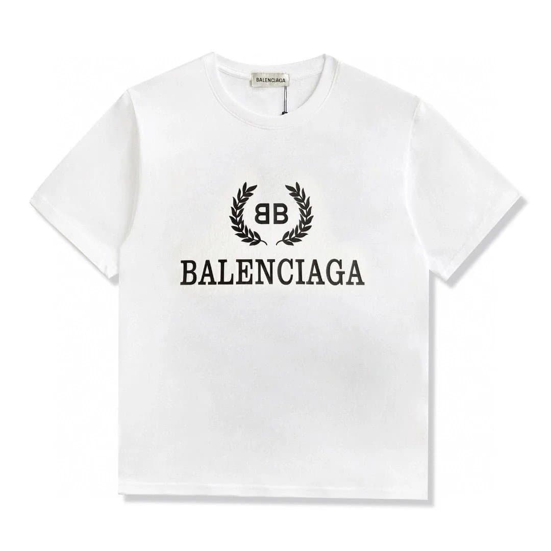 BAPE × Balenciaga Graphic Tee Multi-Logo Print — 38