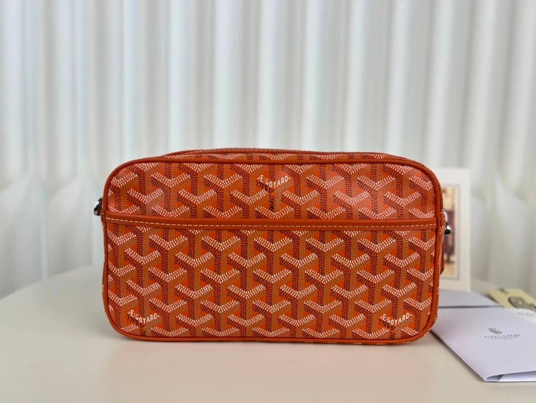 Goyard St. Louis Pouch Classic Chevron — Orange