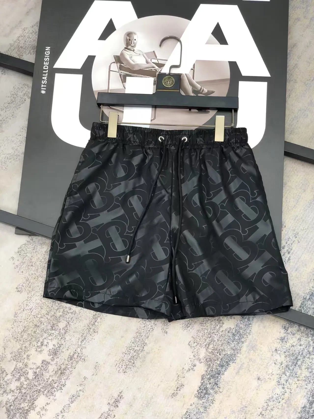 Burberry Monogram Print Shorts All-Over Logo