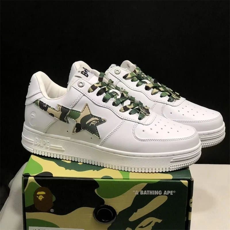 BAPE Air Force 1 Low Camouflage Star — A19