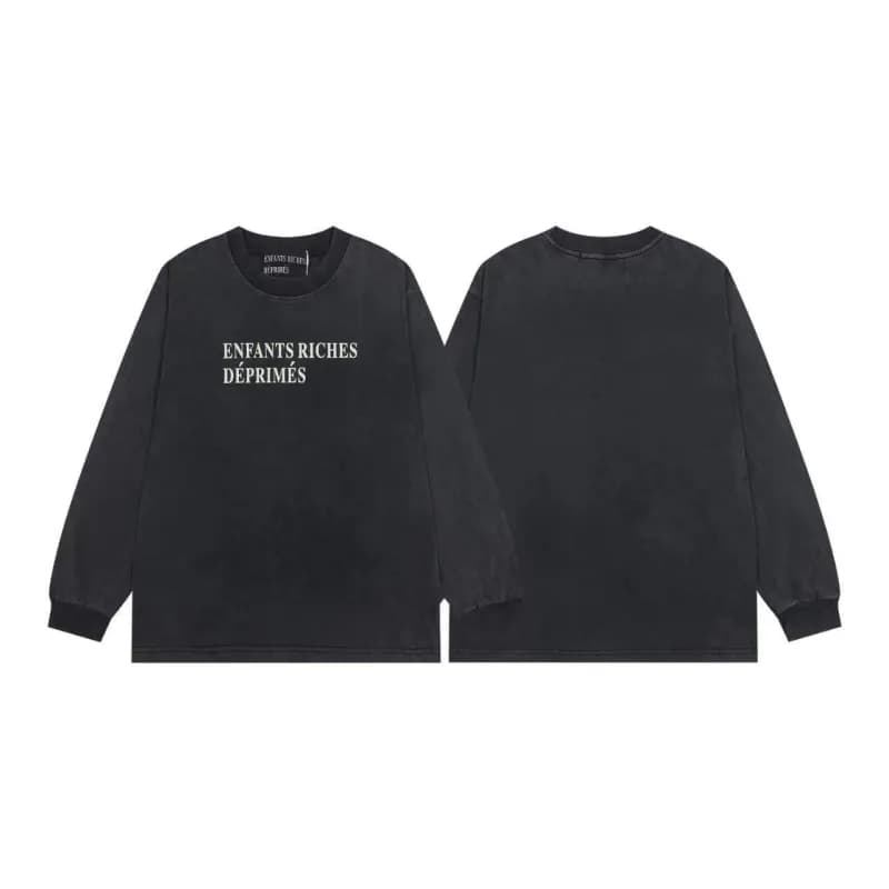 Fear of God Essentials Zip-Up Hoodie Washed Black — Style 4 long sleeve t