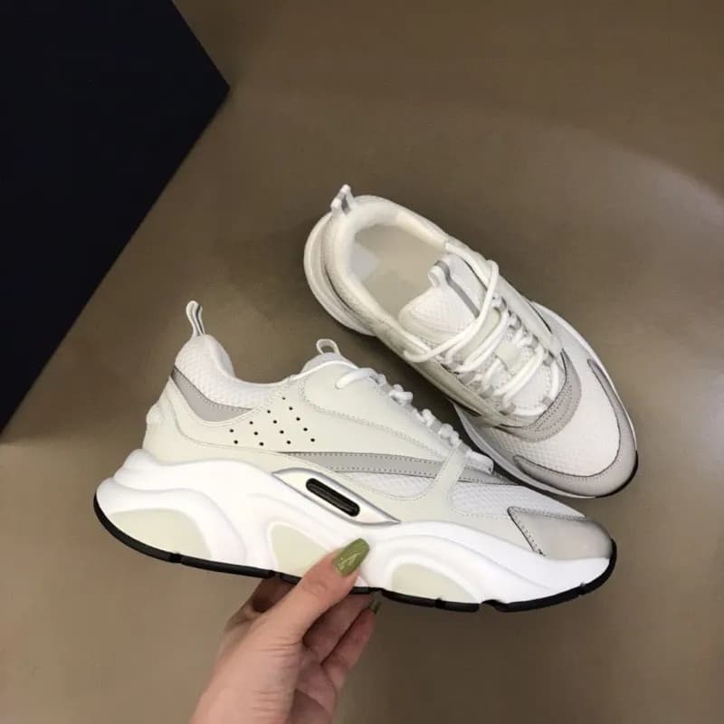 Dior Triple S Grey Black White — B22 silver