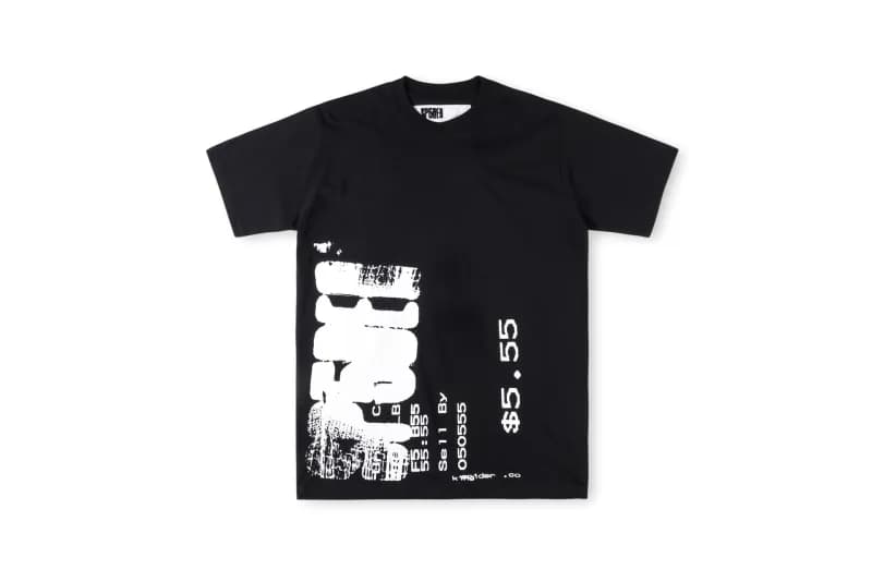Comme des Garçons Graphic T-Shirt Price Tag Print