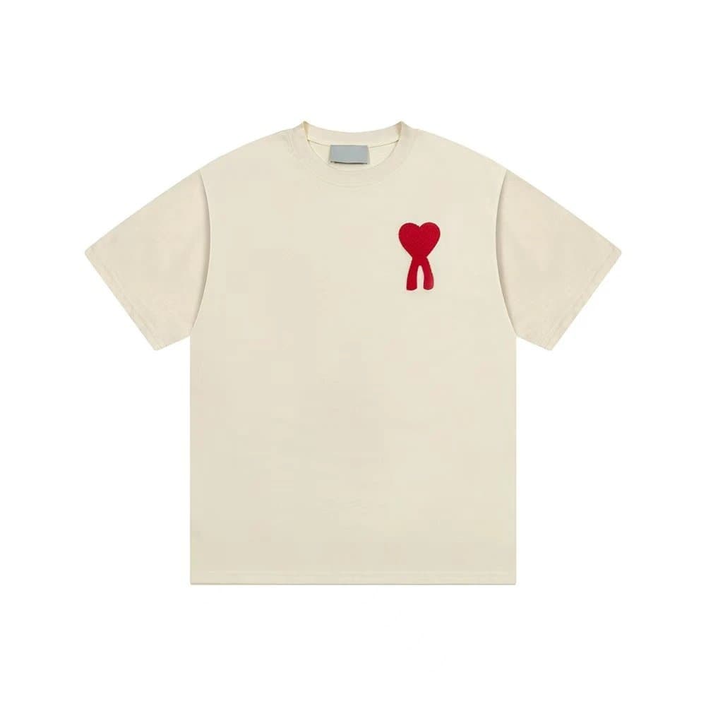 Maison Kitsuné T-Shirt Fox Logo — 杏红