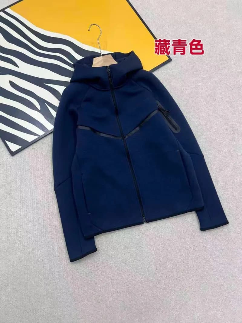 Nike Tech Fleece Hooded Jacket Deep Navy