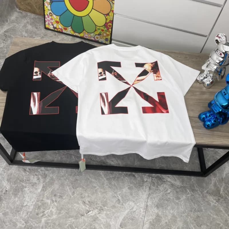 Off-White Arrow Graphic Tee Skull Print