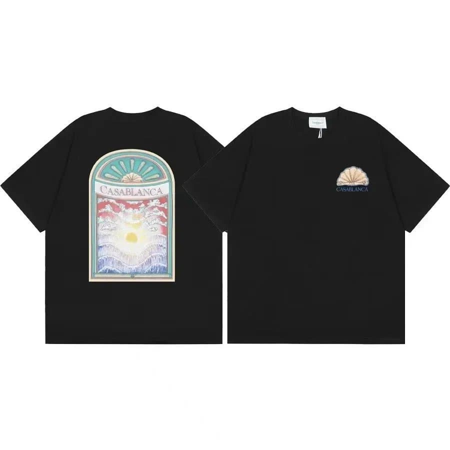 Casablanca Graphic T-Shirt Sunset Arch Print