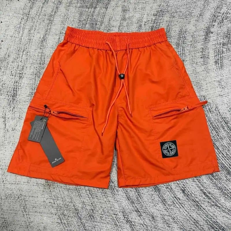 Stone Island Track Shorts Compass Patch — 1017032CC