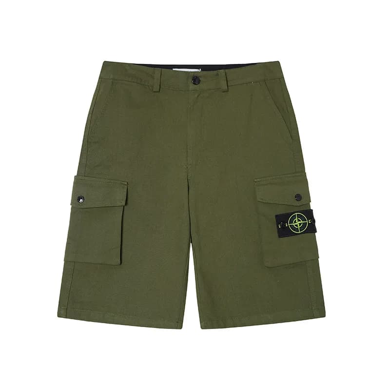 Stone Island Cargo Joggers Olive Grey — 503军绿工装短裤