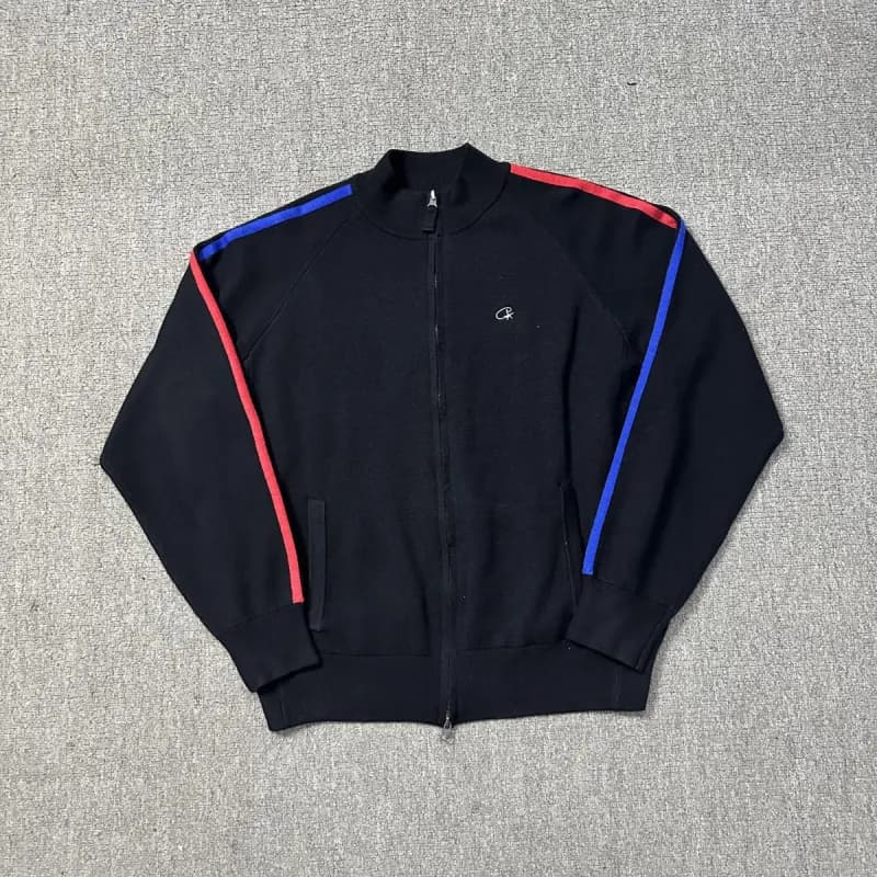 Calvin Klein Track Jacket Red and Blue Stripe