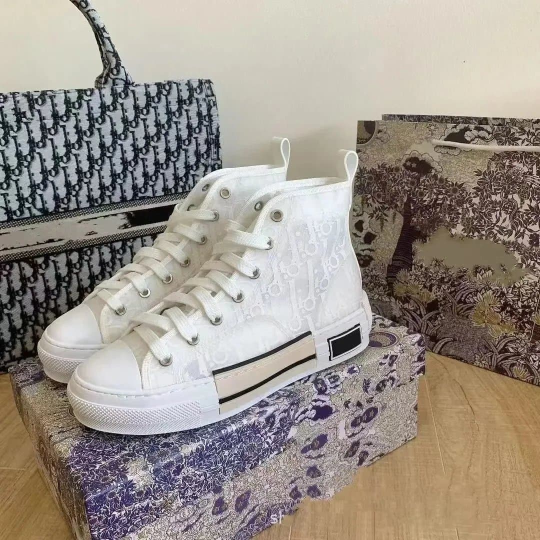 Dior B22 Sneaker White Grey — DO018