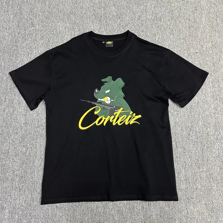 Logo Tee Corteiz Script — 3109 Army green