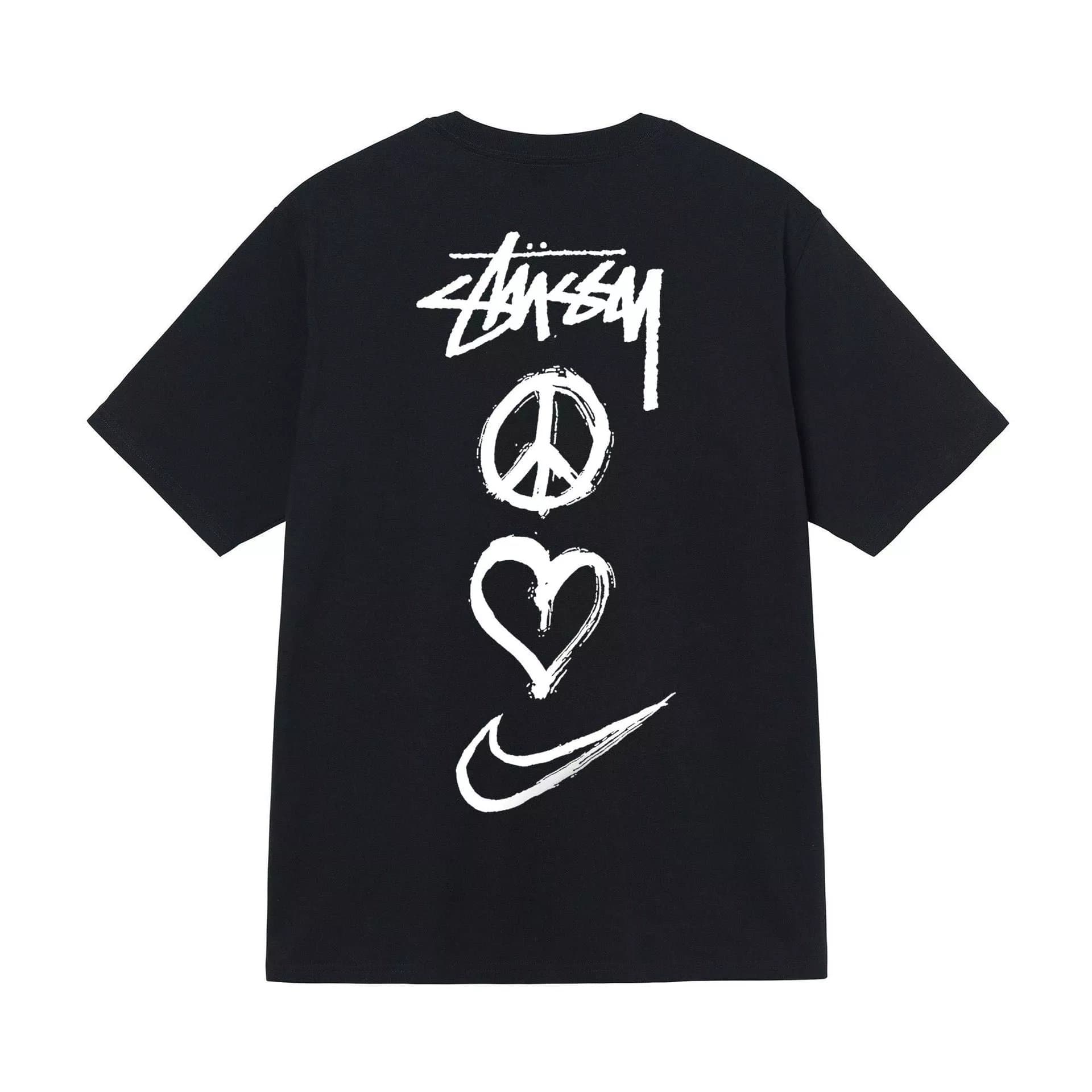 Stüssy City Stack Tee World Cities — 黑色【爱心】