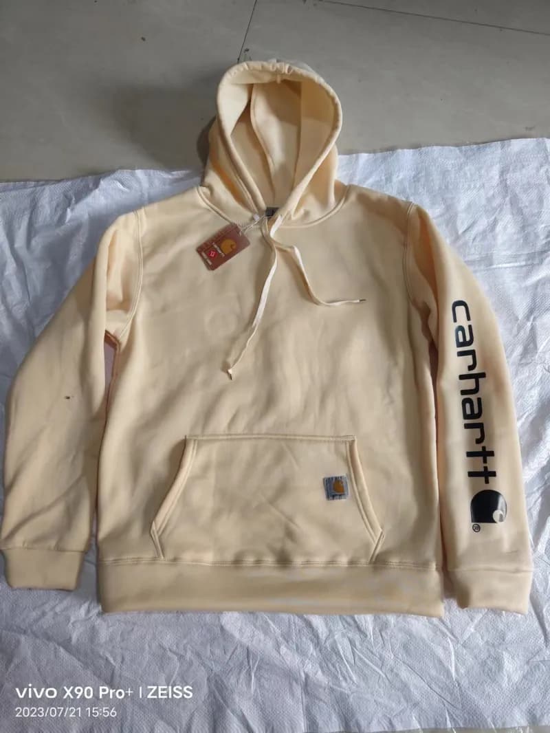 Carhartt Hooded Sweatshirt Logo Sleeve