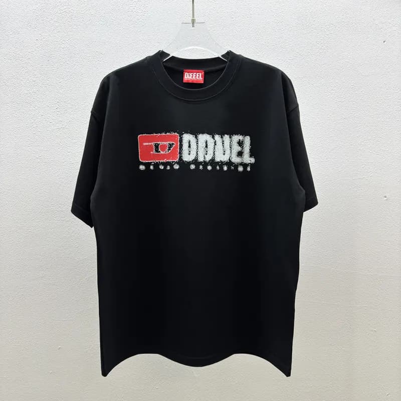 Diesel Graphic T-Shirt Distressed Logo