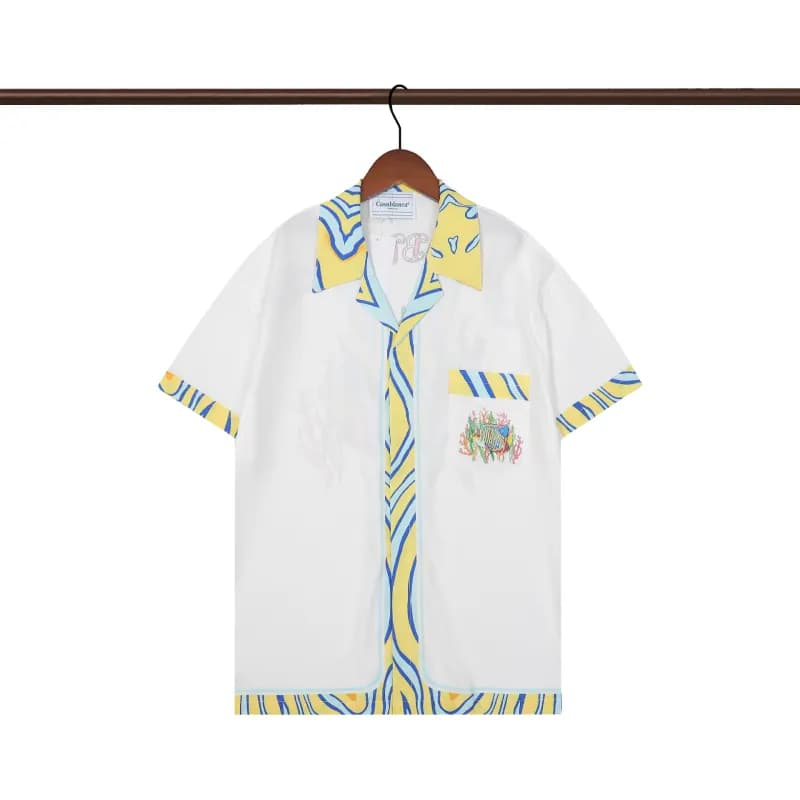 Striped Shorts Multicolor Vertical Stripe — Q221 Figure