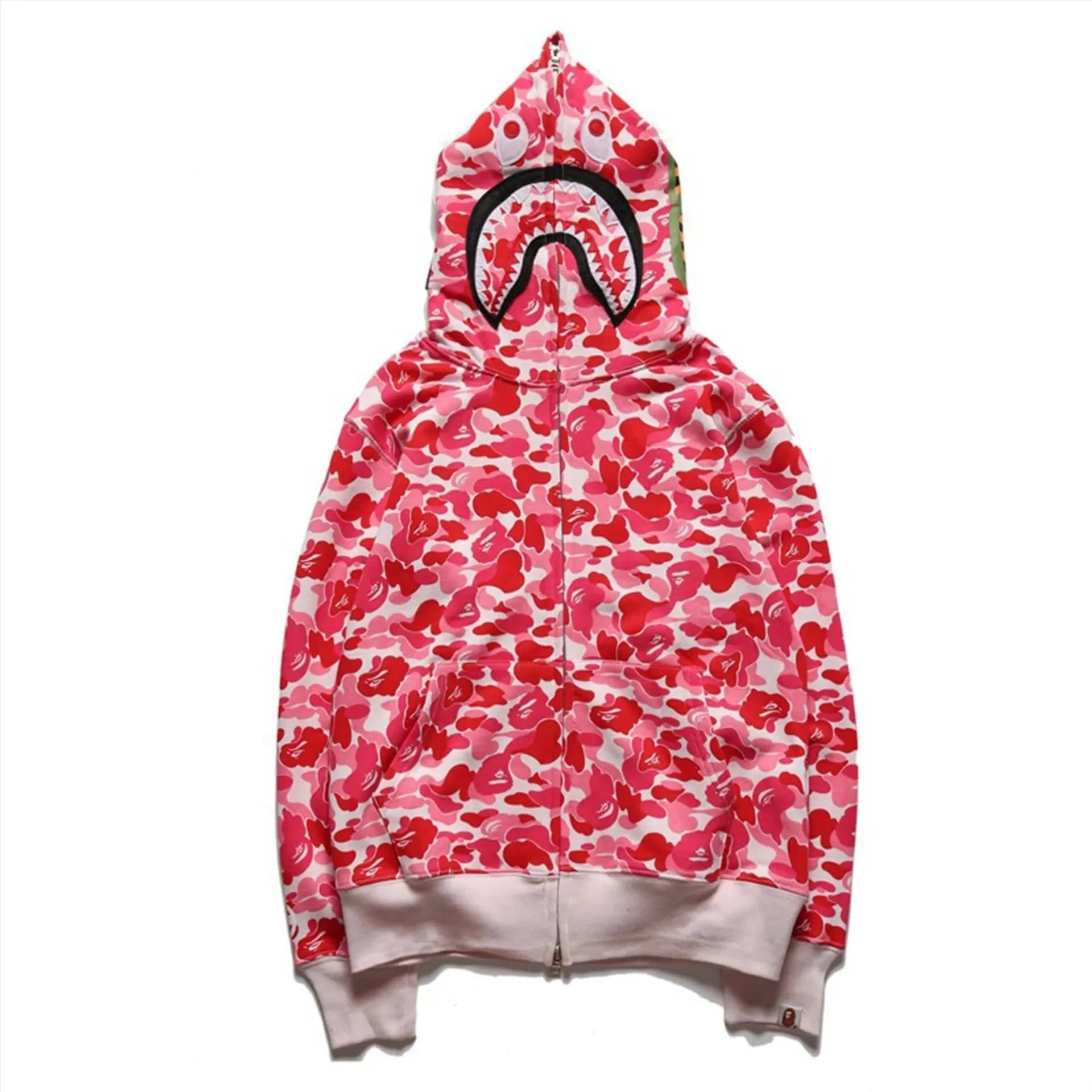 BAPE Shark Hoodie Multi Camo — 12