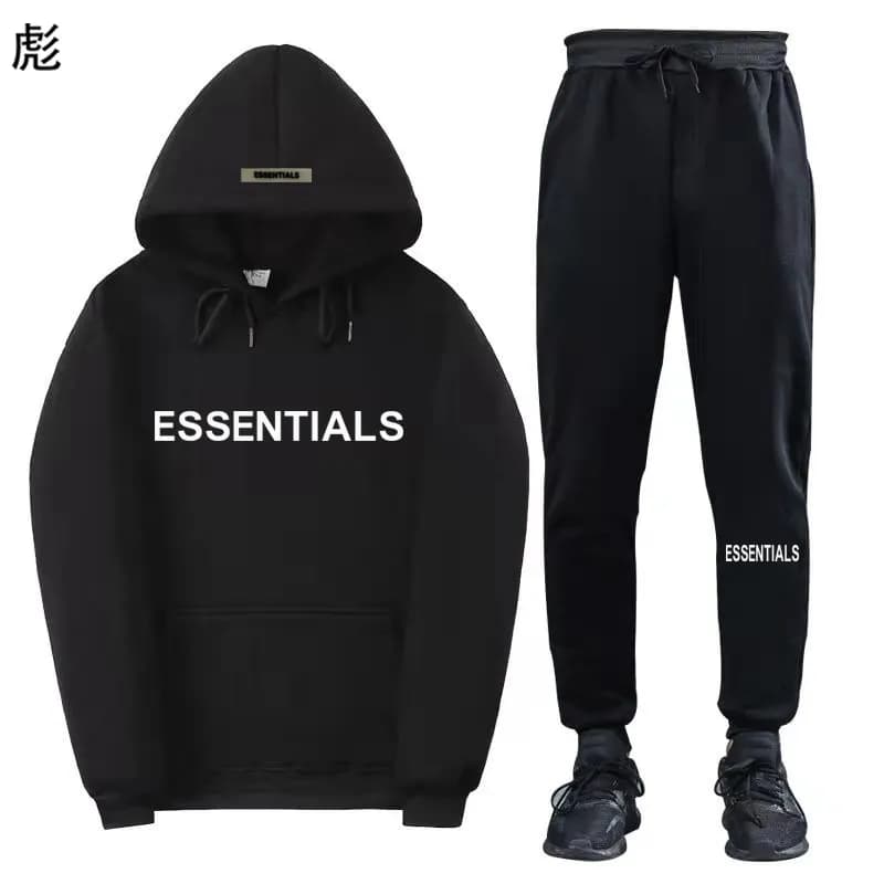 Fear of God Essentials Hoodie and Joggers Set Essentials Logo