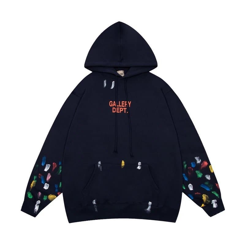 Gallery Dept. Hoodie Paint Splatter — 藏青色G43#