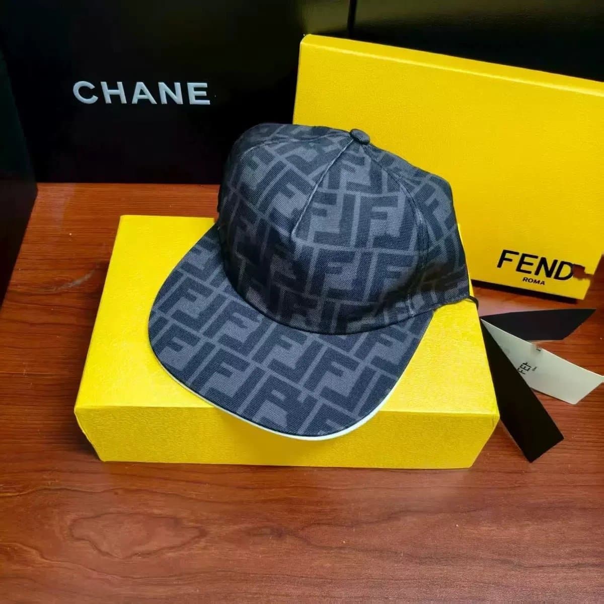 Fendi Baseball Cap FF Monogram