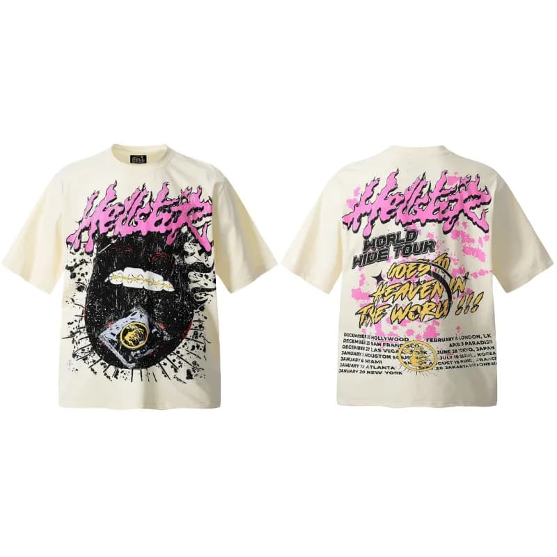 Hellstar Ribcage Tee Skeleton Print — ss1113