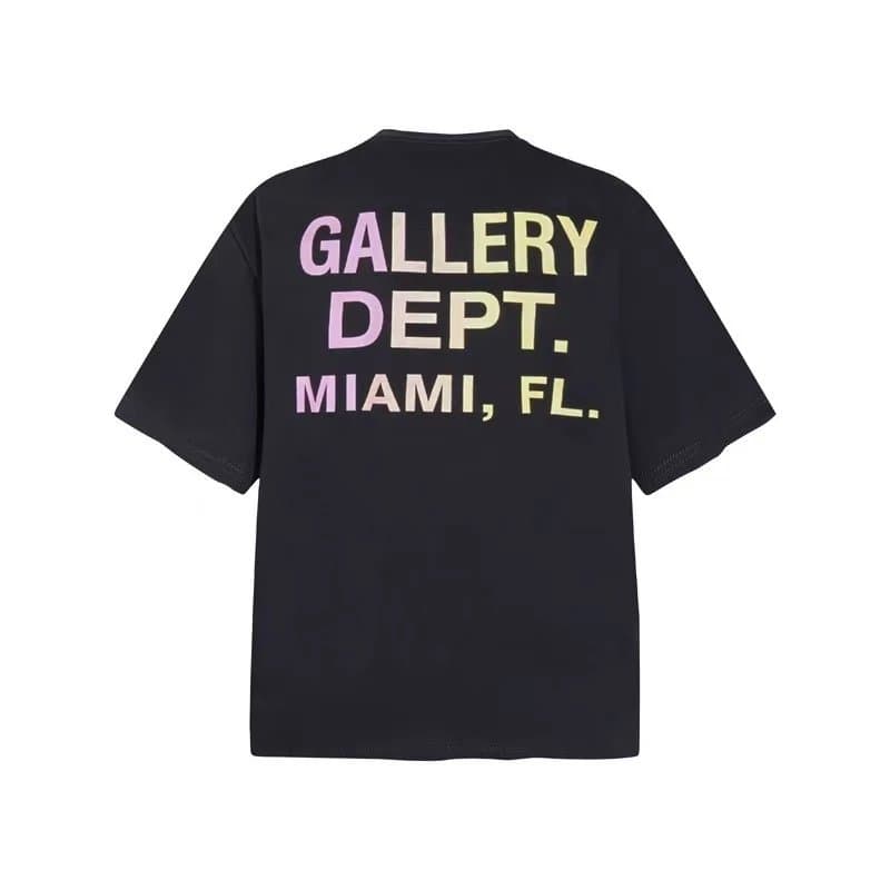 Paint Splatter Shorts Gallery Dept. Logo — t-shirt 10